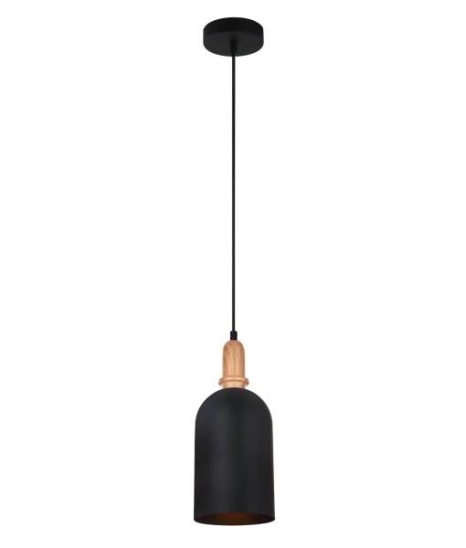 Pendant lamp HORTEN Scandinavian Oblong Shape BLK