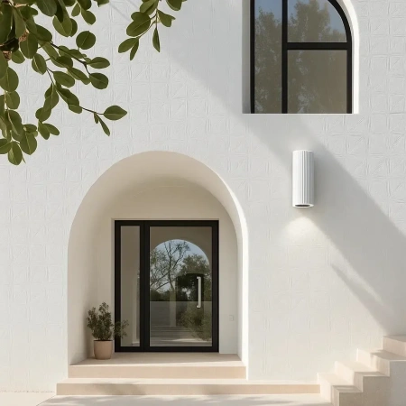 Wall lamp Aurora Concrete GU10 IP65 WH