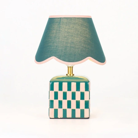 Table lamp Valentina Ceramic E27 Green
