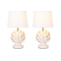 Table lamp Tasha Artichoke Set of 2 E14 WHT