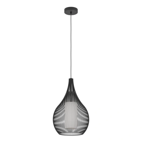 Pendant lamp RAZONI 1 BLK