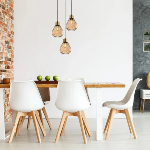 Pendant lamp TULIP1X3R E27 bronze