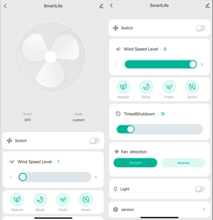 Ceiling fan Lambruk DC LED Wi-Fi BL52