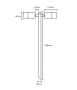 Spike light MR16 Double Adjustable IP65 BLK