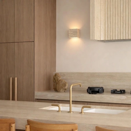 Wall lamp Wisp Cube Travertine G9 NT