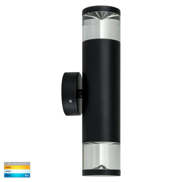 Wall light Highlite BLK 3CCT Up-Down HV1089T-BLK-240V IP65