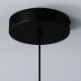 Pendant lamps basement - canopy D100 BLK