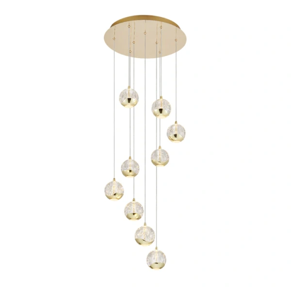 Pendant light SEGOVIA 9 LED 45W GD