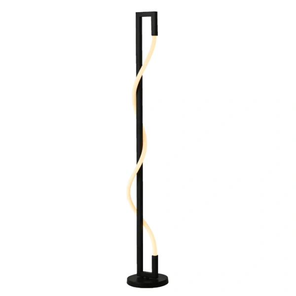Floor lamp CURVAL 30w LED 3 STEP DIM D230 4k BLACK