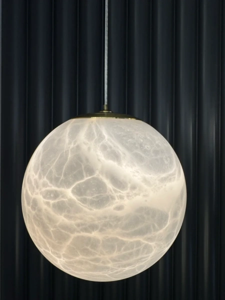 Pendant lamp Molina S1 Alabaster Spanish Marble G9 BRS