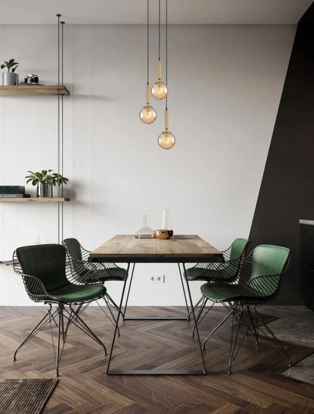 Pendant lamp TRATTINO 1 E27 brass Pendant lamp TRATTINO 1 E27 brass