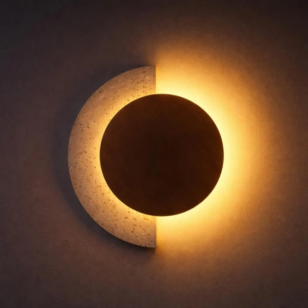 Wall lamp Eclipse Travertine LED 10W