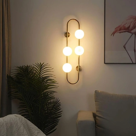 Wall light Bach Large G9 H78 BRS