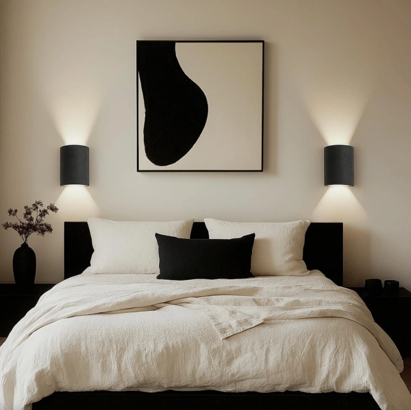 Wall lamp Wisp Travertine GU10 BL