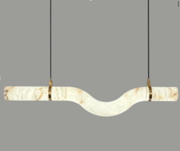 Pendant lamp Lecina P2 Alabaster Marble L150 LED 40W 3CCT BRS