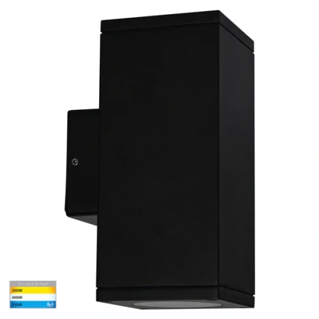Wall light Quadru Up-Down GU10 3CCT HV3624T-BLK IP54