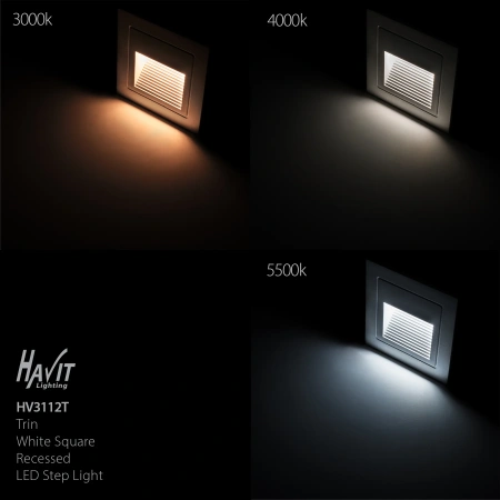 Step light Trin 3W 3CCT LED BLK