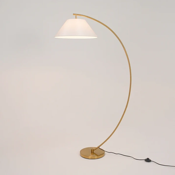 Floor Lamp Remi - E27 H155 BRS Floor Lamp Remi - E27 H155 BRS