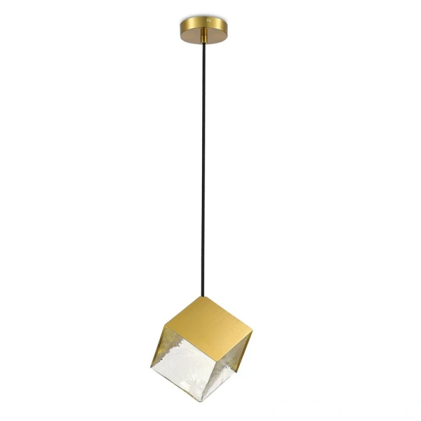 Pendant lamp Kubo Golden Glass Pendant lamp Kubo Golden Glass
