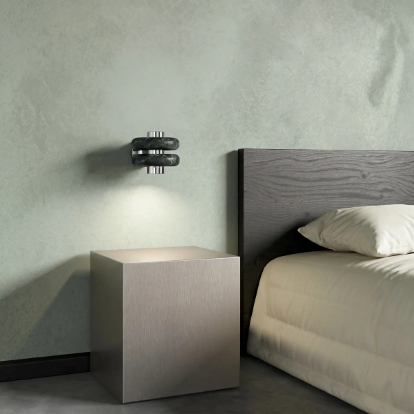 Wall lamp Aro Marble LED 6W Verde Tikal
