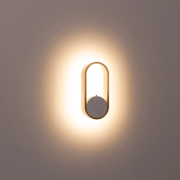 Wall light Ovale HV8080T-WHTBR LED 7W TRI Colour Dimmable Wall light Ovale HV8080T-WHTBR LED 7W TRI Colour Dimmable