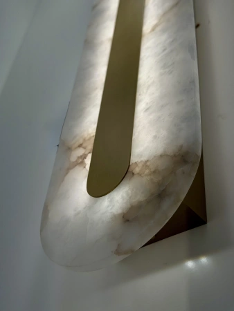 Wall light Mira 1 Alabaster Spanish Marble LED 10W 3CCT BRS