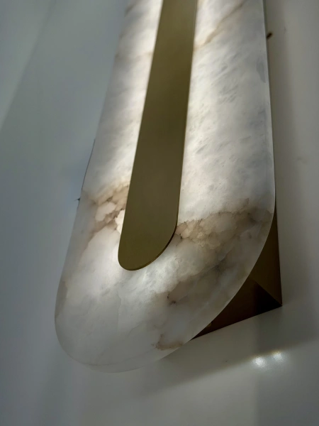 Wall light Mira 1 Alabaster Spanish Marble LED 10W 3CCT BRS