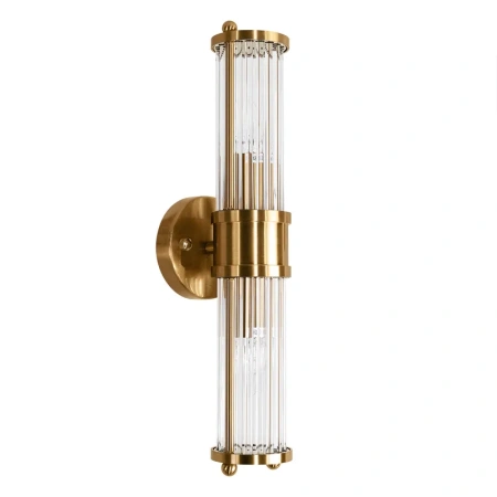 Wall light Hunter Brass Long 2 E14 H445