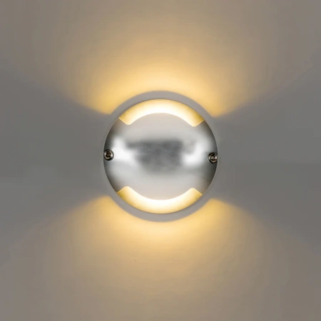 Step Inground light Dome LED 6W 3CCT HV2872T-SLV-12V