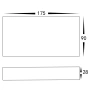 Wall light Essil BLK Up-Down LED HV3648T-BLK IP65