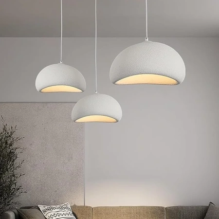 Pendant lamp Emi P45 E27 WHT