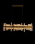 Pendant lamp Miragemas L120 Linear Alabaster Spanish Marble LED 38W CCT Dim BRS