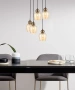 Pendant lamp CHAMPAN1 E27 bronze