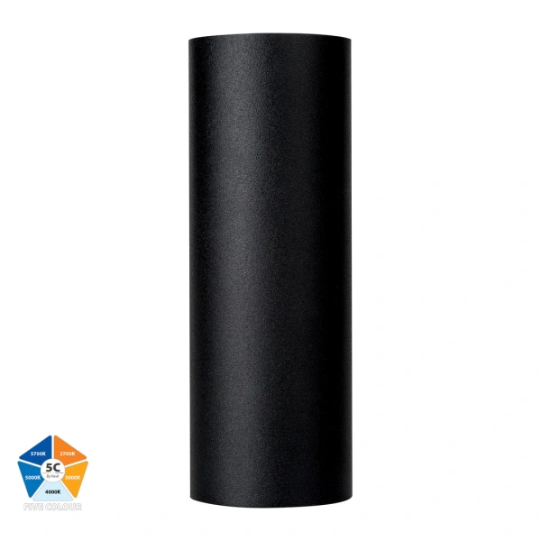 Wall light Aries Aluminium BLK Up-Down HV3626S-ALUBLK IP65