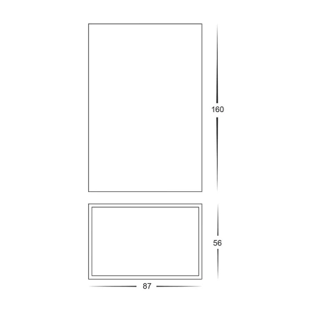 Wall light Platz BLK Up-Down LED HV3634T-BLK IP65