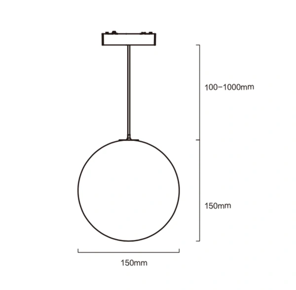 Track EarthS Ball Z3069-6.OP.CCT.BK 48V  6W WIFI
