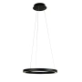 Pendant lamp NEBULA 40CM LED RING BLACK