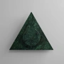 Wall lamp Kairo marble G9 Moss green