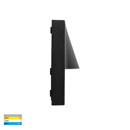 Wall light Lisca 5W 3CCT 12V DC RECTANGULAR LED BLK