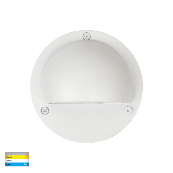 Step light Pinta White with Eyelid HV2923T-WHT IP65