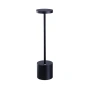 Table Lamp Portable LED Bar rechargeable  Black