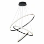Pendant lamp Crown 3 Ring Black 5K