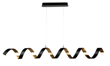 Pendant lamp SERPER-130 LED 30W 4K Black