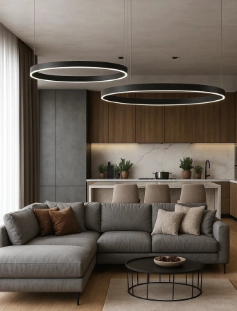 Pendant lamp Heli P80 BL