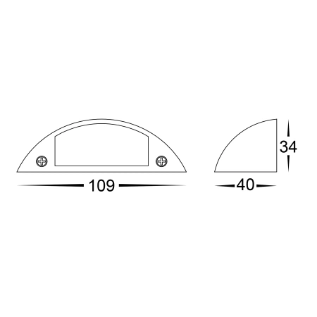 Step light Curva 12V 3W 3CCT LED AB