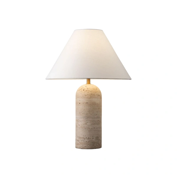 Table lamp Soren E27 travertine