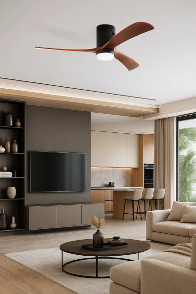 Ceiling fan Tasmania DC LED Wi-Fi WD52