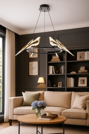 Pendant lamp Lind P6 Bird BL
