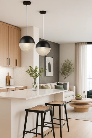 Pendant lamp Disco 20 BL