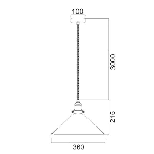 Pendant lamp CEREMA3 – coolie